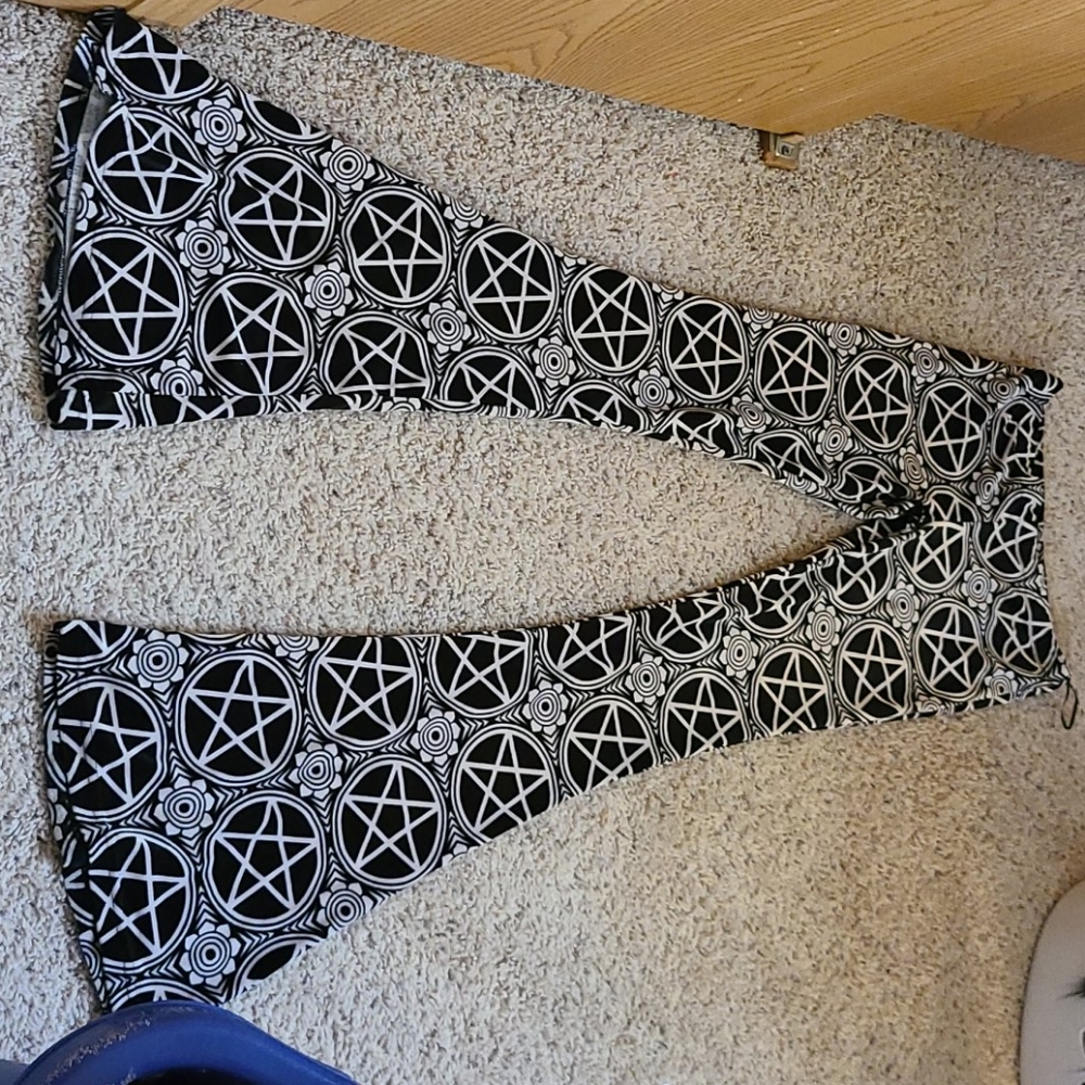 Killstar Pentagram Bellbottoms